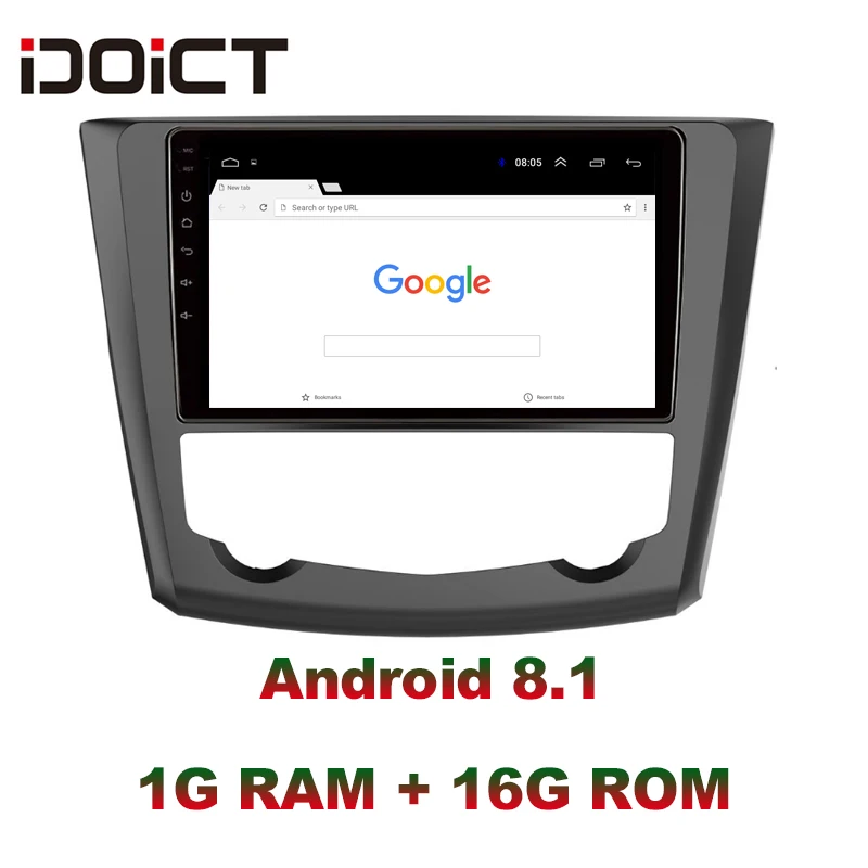 IDOICT Android 8,1 dvd-плеер для автомобиля gps навигация Мультимедиа для Renault kadjar стерео wifi
