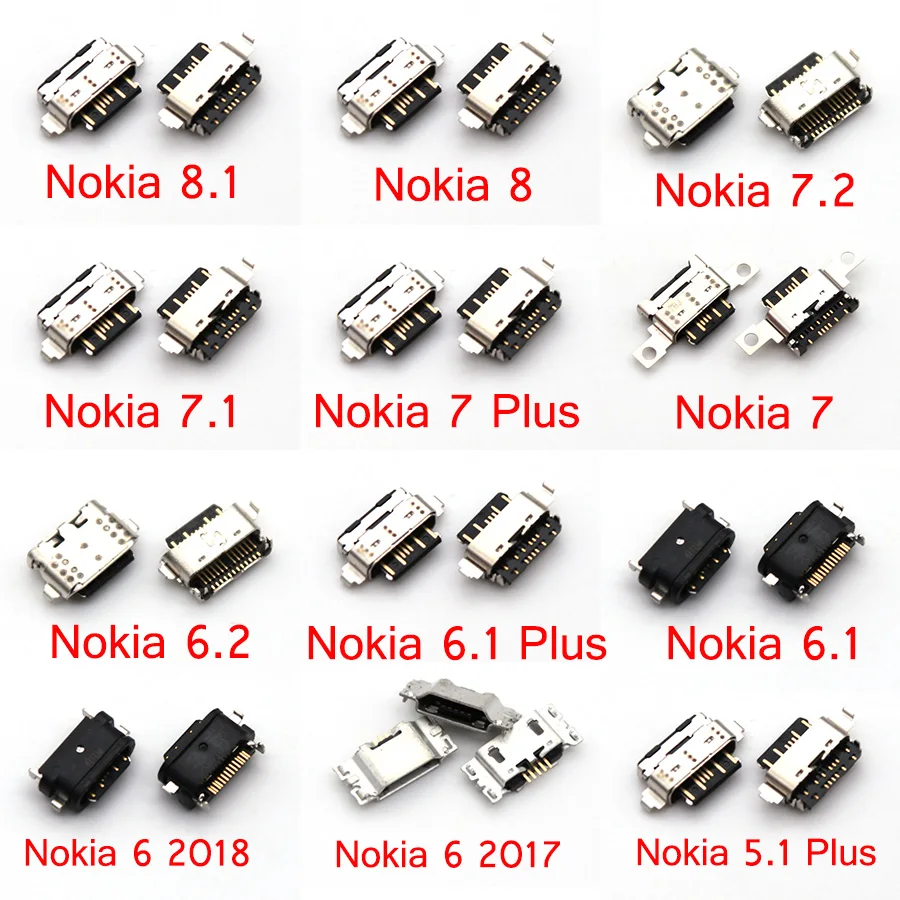 Usb Charger Nokia Charger Cable 1pc Type C Charger Connector Mini