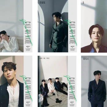 

16Pc/Set GOT7 New Album Call My Name Lomo Card Set Photo Card PVC Crystal Card Stickers For Bus Student Card Fans Gifts