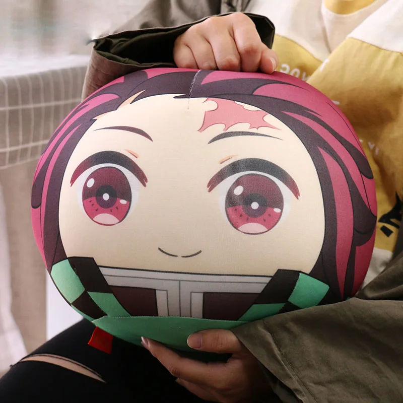 Горячая аниме Demon Slayer: Kimetsu no Yaiba Kamado Tanjirou Nezuko Косплей милая плюшевая кукла Dango Подушка Подарочная мягкая игрушка