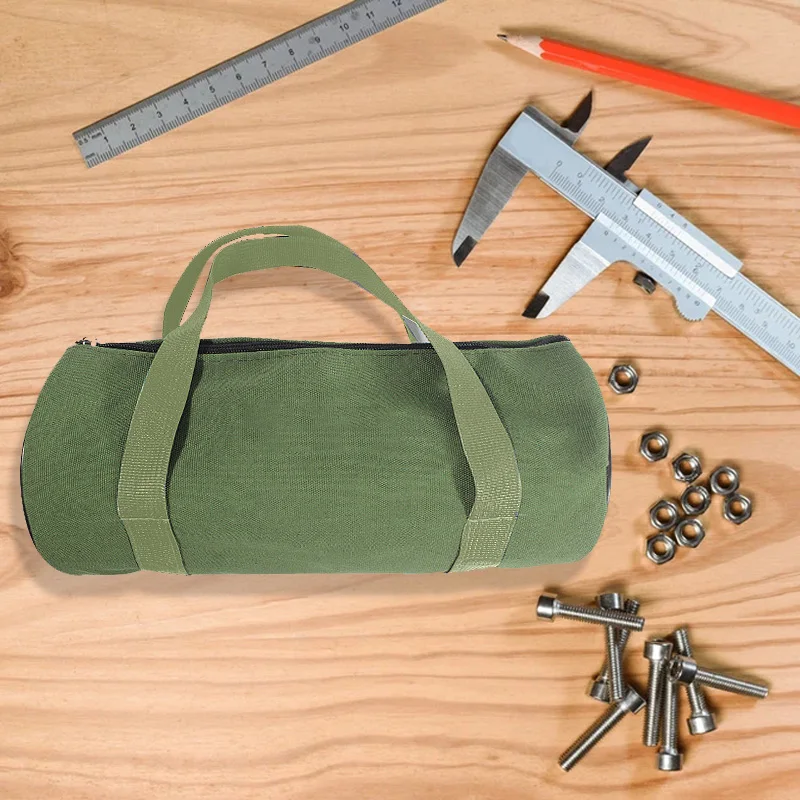 Multi-function Tool Storage Bag Canvas Waterproof Hand Tool Storage Carry Bags HomeToolkit Metal Hardware Parts Organizer Pouch tool tote bag