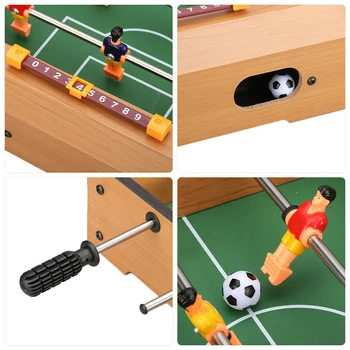 

Table Football Table Football Machine Soccer Game Wood 19 inch Tabletop