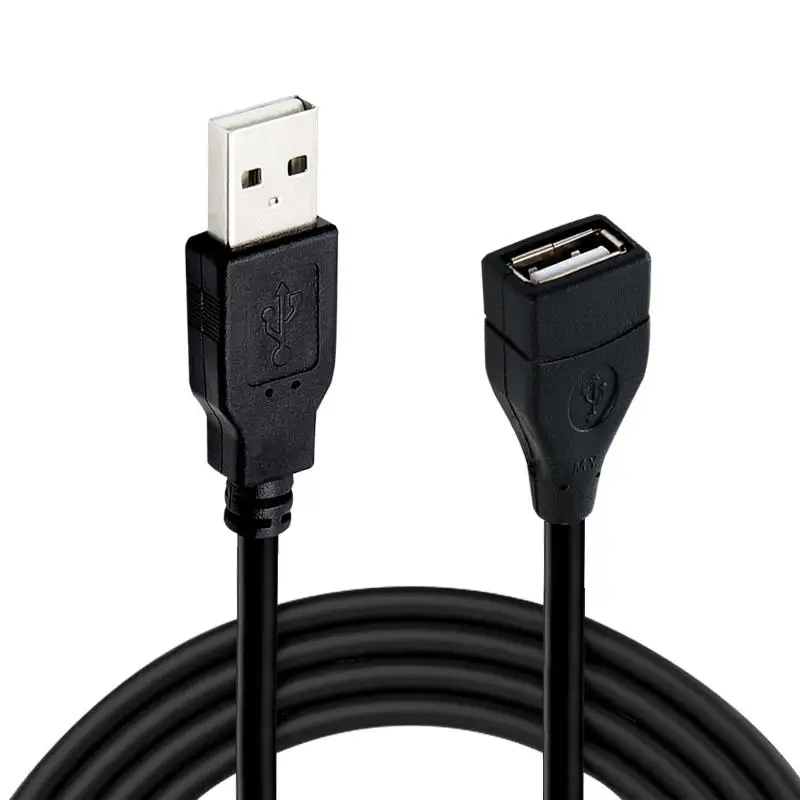 USB 2.0 케이블 익스텐션 케이블, 데이터 변속기 라인, 디스플레이 프로젝터용 초고속 데이터 익스텐션 케이블, 0.6m, 1m, 1.5m 와이어 