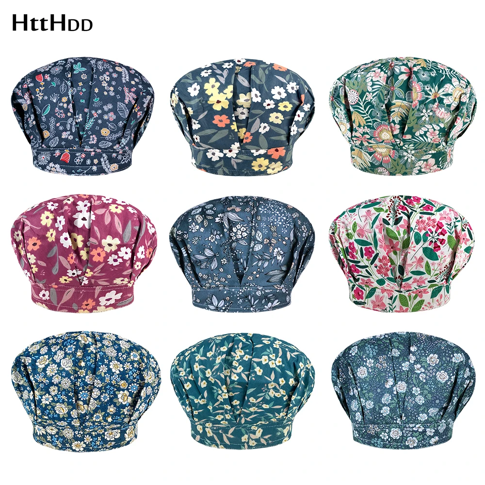 

Breathable Oral cavity Agency working hat with sweat-absorbent Lab dustproof Scrubs Hats Pet grooming cap Cotton spa working cap