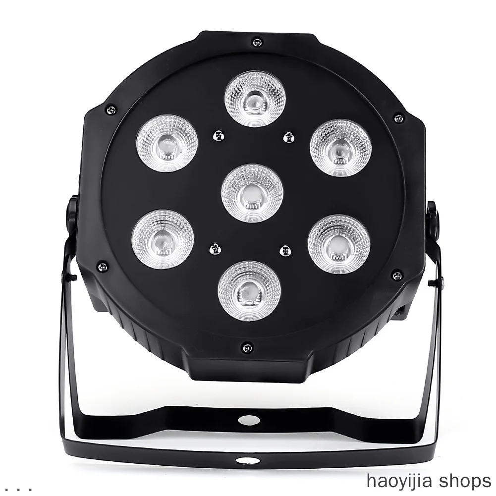

New LED DJ Wall Washer LED Flat Panel Four Light 4 in 1 Fashion Stage Lighting Noise 7x12W