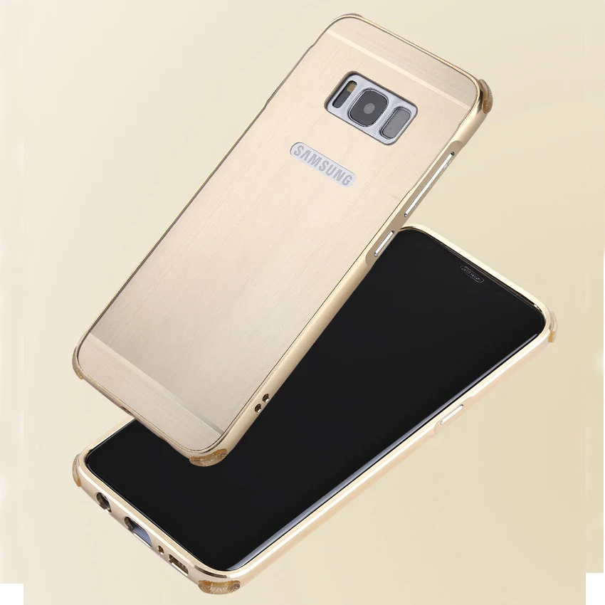 Nohon для samsung Galaxy S8 Plus чехол противоударный металлический Алюминиевая Матовая рамка PC задняя крышка для Galaxy S8 S8 Plus S8+ чехол Coque