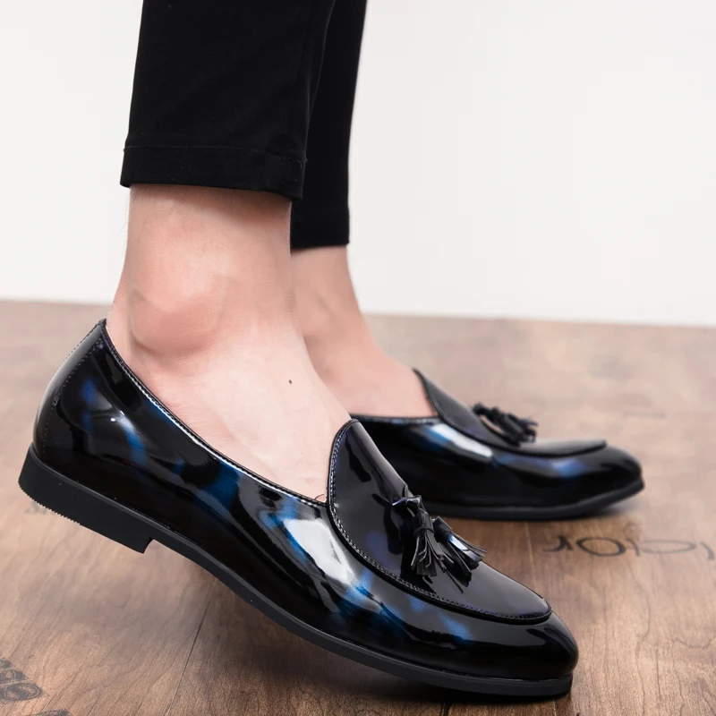 Plus Size 37-47 Fashion Men Casual Shoes Loafers Designer Slip On Shoes Men Moccasins High Quality italian Driving Shoes w5