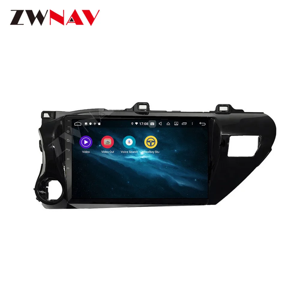 For Toyota Hilux Pick Up AN120 2015 -2020 Android IPS Screen PX6 DSP Car No DVD GPS Multimedia Player Head Unit Radio Navi Audio