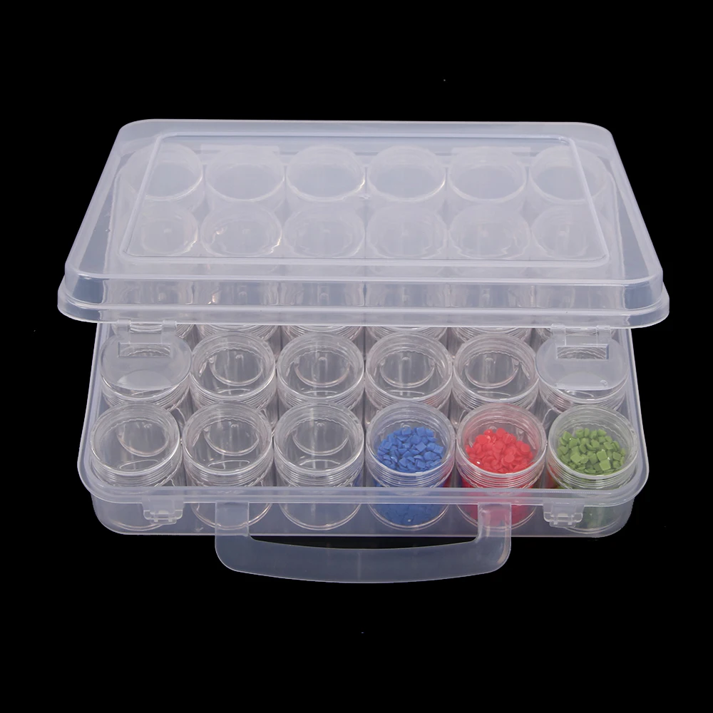 Storage Box Diamond Painting Accessories Diamond Painting Storage Box 30 Slots Plastic Storage Box