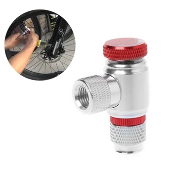 

CO2 Pump Valve Bicycle Air Pump CO2 Inflator Adapter Bike Cycling Parts Repair Tools Aluminum Alloy Quick Pump