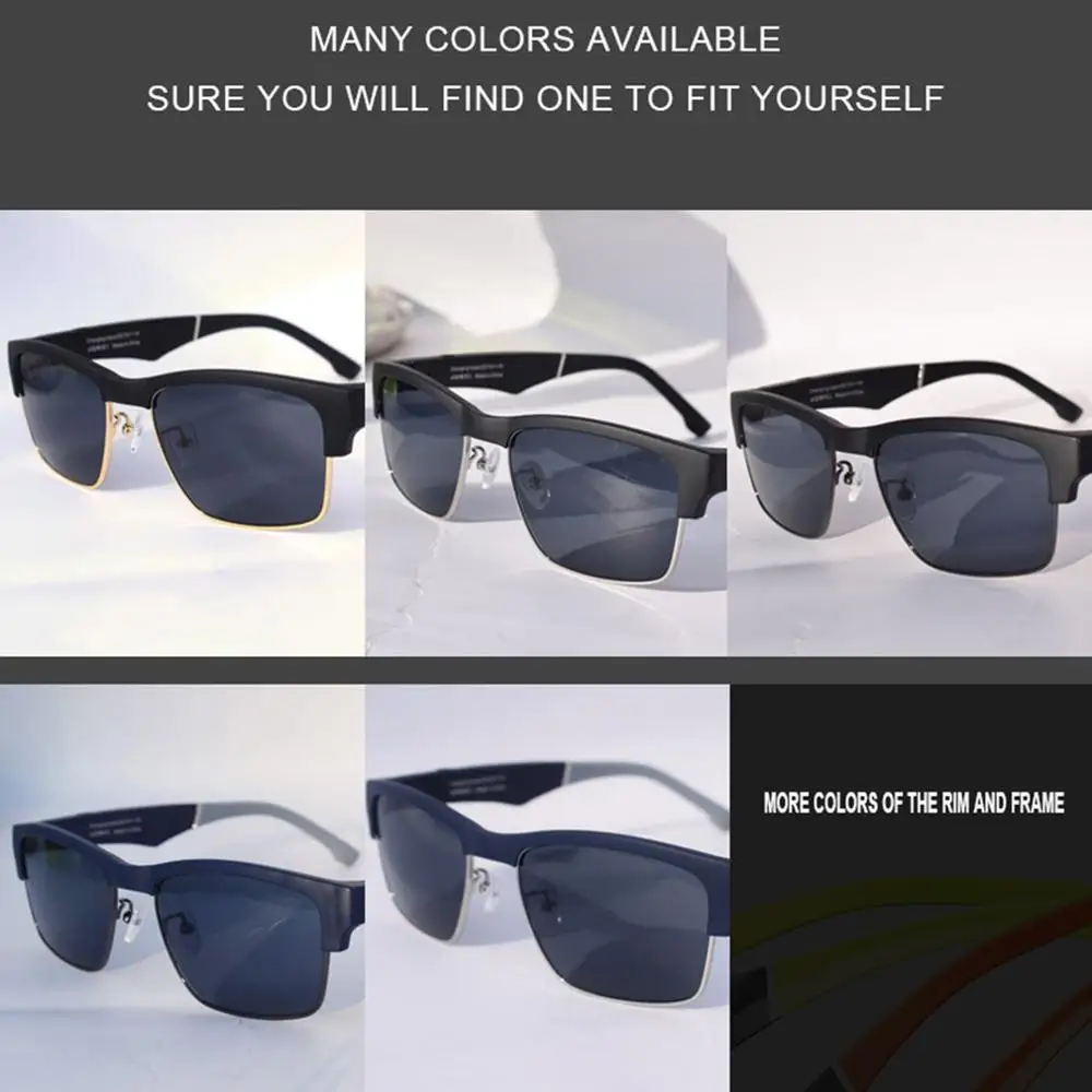 Поляризованные солнцезащитные очки Bluetooth гарнитура с костной проводимостью очки здоровье Спортивные Беспроводные наушники с микрофоном
