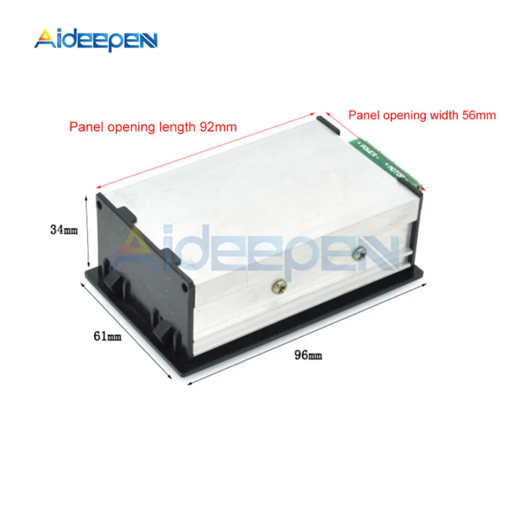 DC 6-60V 6V 12V 24V 36V 48V DC Motor Controller PWM Adjustable Speed Digital Display Encoder Duty Ratio Frequency MAX 20A