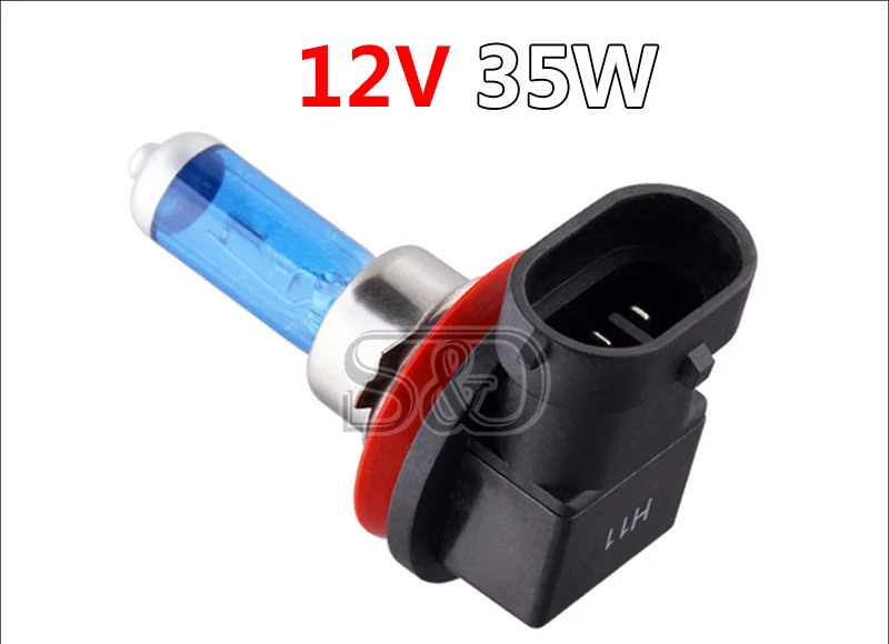 1pcs H8 Halogen Bulbs Headlight Lamp 12V 35W Super Brighter Car Fog Lights Car Light Source parking High Power Auto Lamp