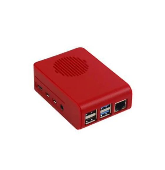 Для Raspberry Pi 4 чехол ABS чехол корпус с светодиодный вентилятор охлаждения с бликами для Raspberry Pi 4 Модель B Pi4 RPi4 Чехол Коробка