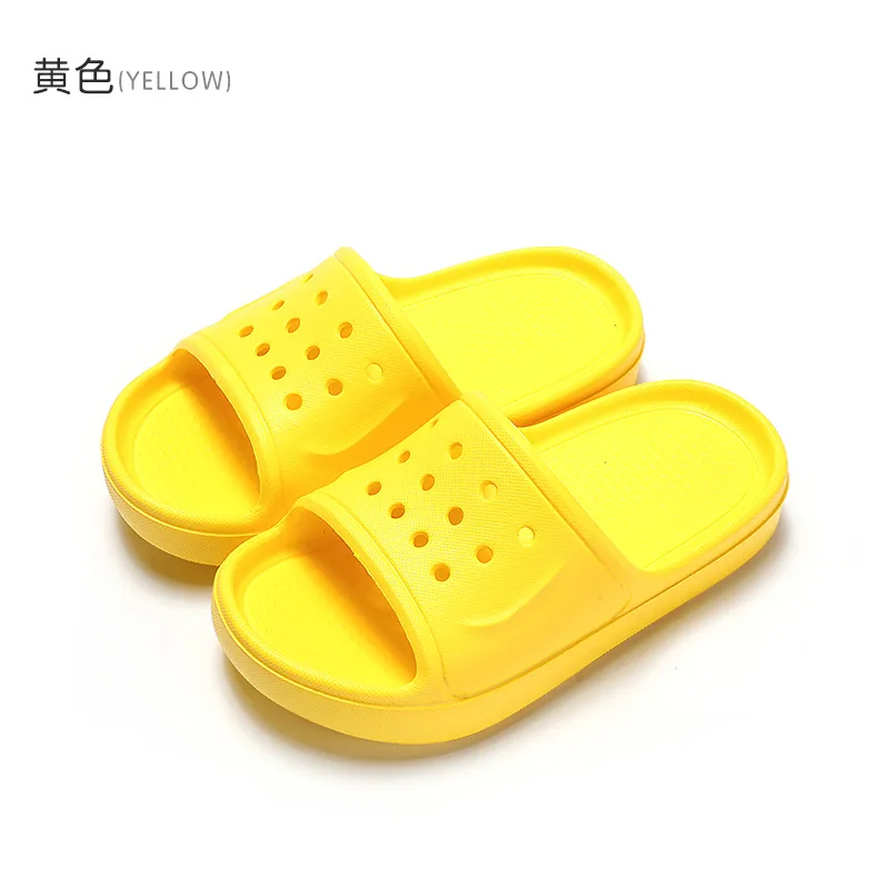 LOOZYKIT Kids Slippers for Girls Boys Home Slippers Solid Summer Children Sandals Flip Flop Sandals Non-slip Bath Shoes