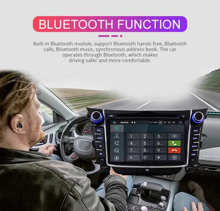 Besina Android 9,0 автомобильный dvd-плеер для hyundai I30 Elantra GT 2012 2013 gps 2 Din автомобильный радиоприемник wi-fi-мультимедиа стерео