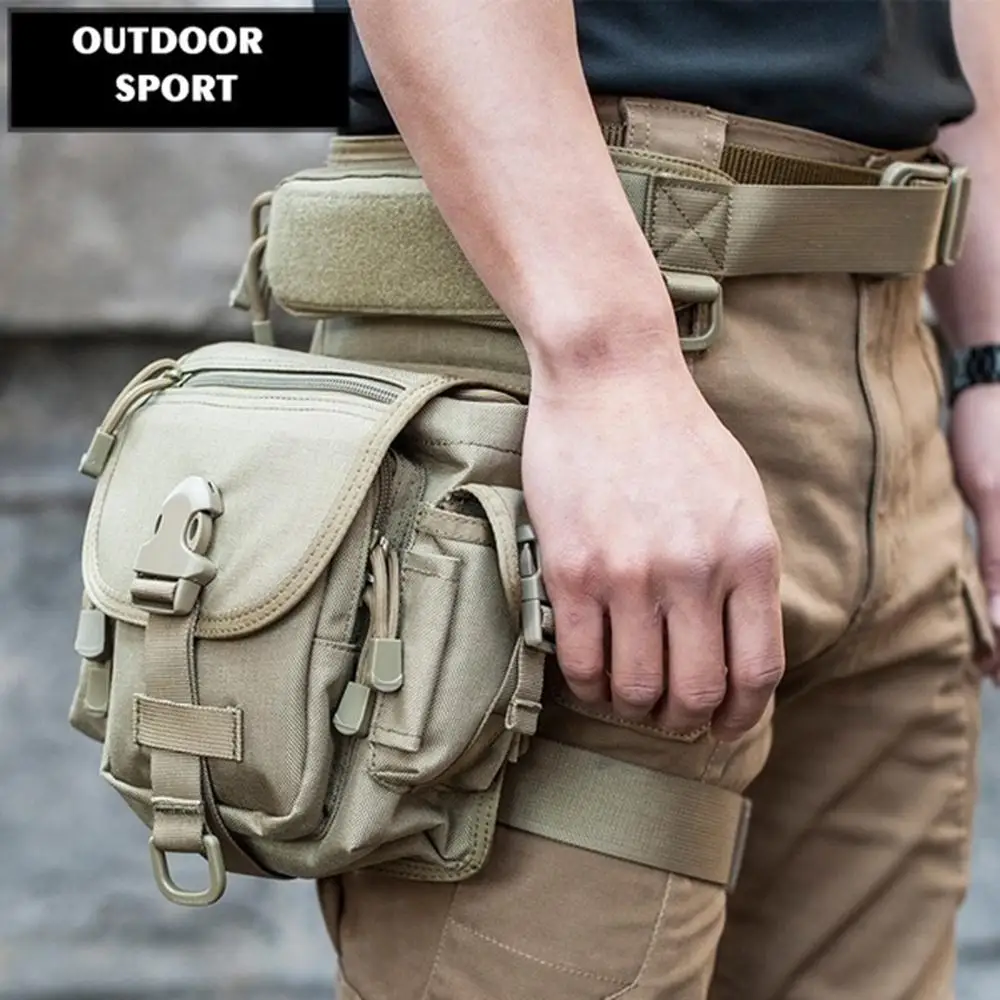 Waist Pouch Military Outdoor Leg Bag 800D Oxford Waterproof Military