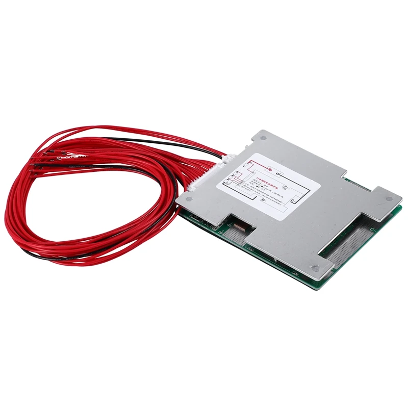 17S 64V 50A 18650 литий-полимерный аккумулятор Защитная плата BMS PCB с балансом для электровелосипеда EScooter