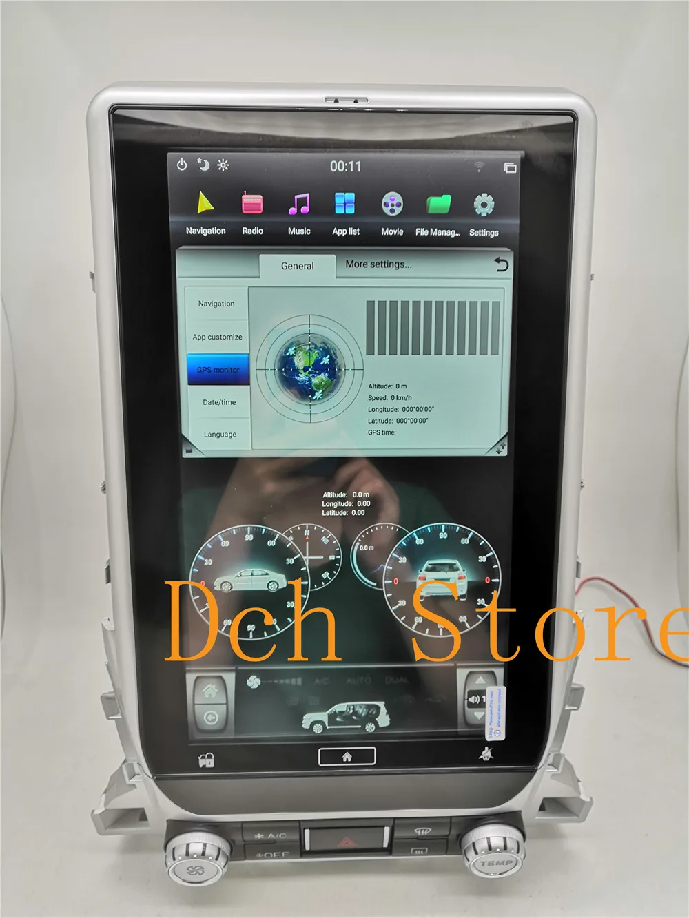 Clearance 13.6 inch Vertical tesla style Android 8.1 Car DVD GPS Navigation for TOYOTA LAND CRUISER LC200 2016 2017 2018 radio px6 carplay 20