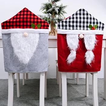 

Chair Cover Dining Seat Cover Anti-Dirty House Decoration Christmas for Party Decor New Year Party Supplies