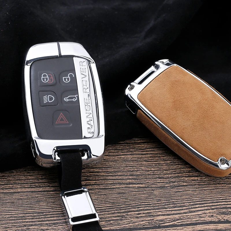 Car Key Case Carbon Silicone Cover For Land Rover Range Rover Sport Evoque Freelander 2 Jaguar XE XJ XJL XF C-X16 V12 key case key case cover car key shell