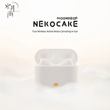 MoonDrop NEKOCAKE Ture Wireless Bluetooth ANC Active Noise Canceling In-Ear Earphone IEM Sport Earbuds with Charging Box Headset 1