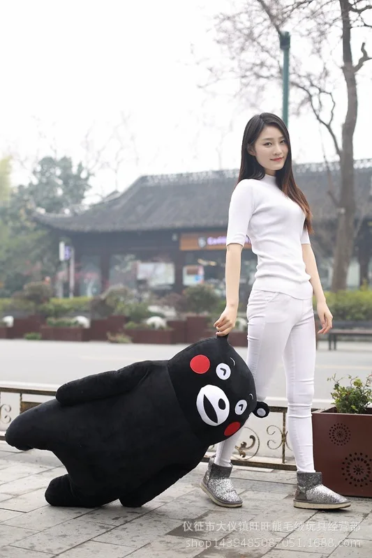 귀여운 일본 마스코트 쿠마몬 곰 봉제 인형 장난감, 어린이 생일 선물, 귀여운 쿠마몬 인형 동물 인형, 10cm, 30cm, 50cm