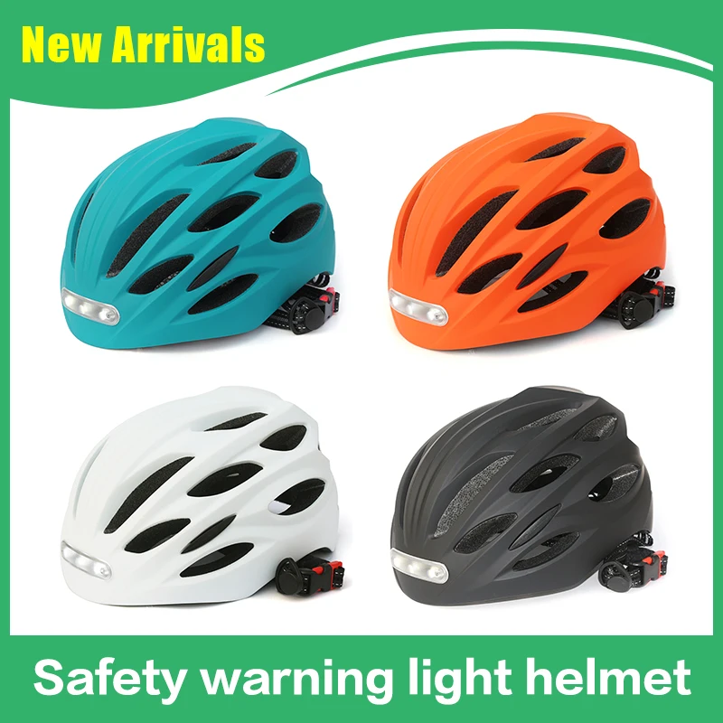 Led Lamp Cycling Bicycle Helmet Smart 