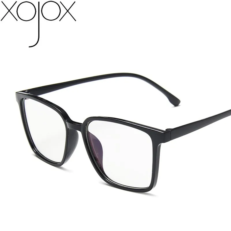 XojoX винтажные очки с защитой от Голубых лучей, оправа для женщин/мужчин, классические Квадратные прозрачные оправы для очков, оптические компьютерные очки