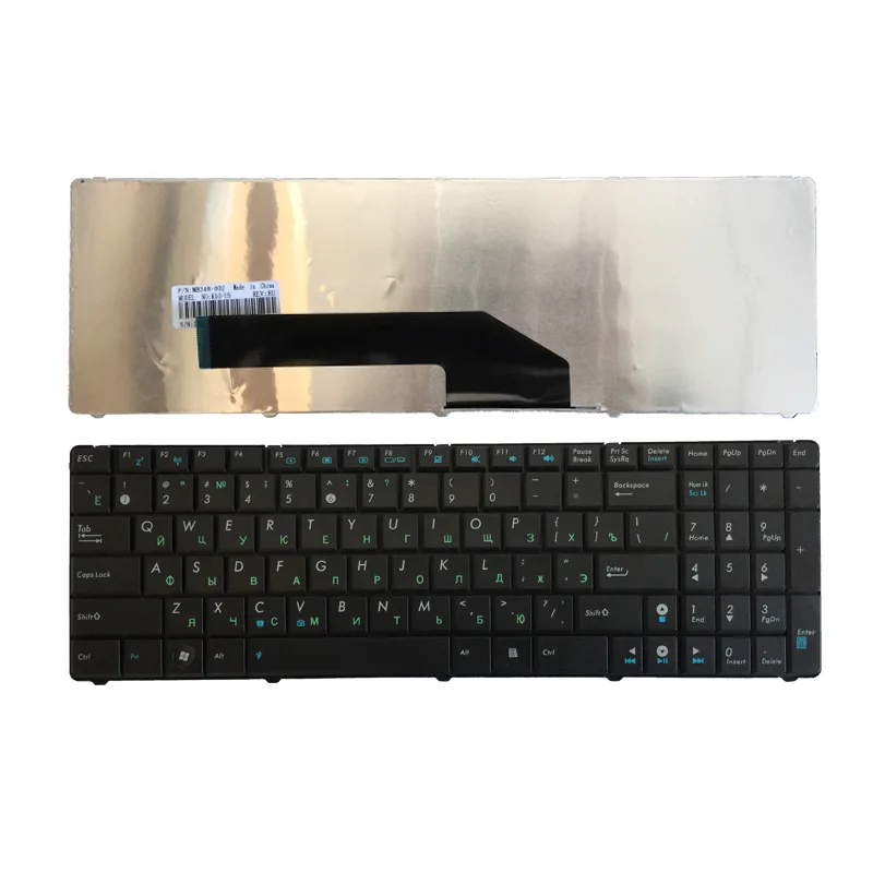 Good Buy Russian laptop keyboard FOR ASUS K50I K50C K50AB K50AD K50AF K50IN P50 P50IJ RU black 32814109728