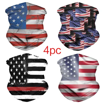

Bandanas 4 Pack Unisex Outdoor necessary Headband Scarf Neck Windproof Sun Protection mondkapjes masque mascarillas mascherine