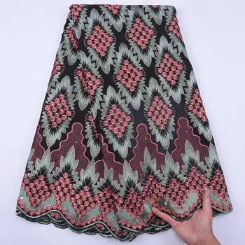 

African Cotton Lace Swiss Voile Lace Fabric 2019 High Quality Swiss Voile Guipure Lace In Switzerland For Wedding Dress 1685