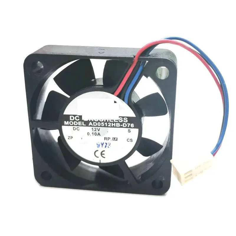 

Original AD0512HB-D76 DC12V 0.10A 50x50x15MM 5cm 3lines cooling fan