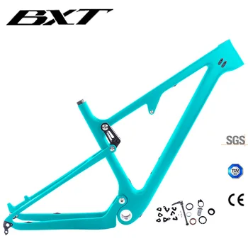 

Free shipping Carbon MTB Suspension Frames 29er BSA Suspension Mountian Bike Frame 142x12mm 148x12mm BOOST MTB Bicycle Frameset