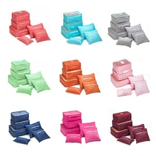 Горячая Распродажа, дорожный органайзер, сумка для хранения, набор, органайзер для одежды, сумки, сумка, чемодан, домашние сумки для шкафа для хранения, 6 шт