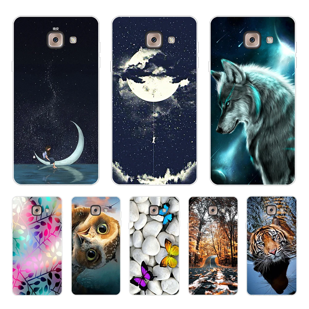 

For Samsung J7 Max Case Cover 5.7'' Cartoon Soft TPU Back Cover For Samsung Galaxy J7 Max Phone Cases Silicon J 7 prime J7Max