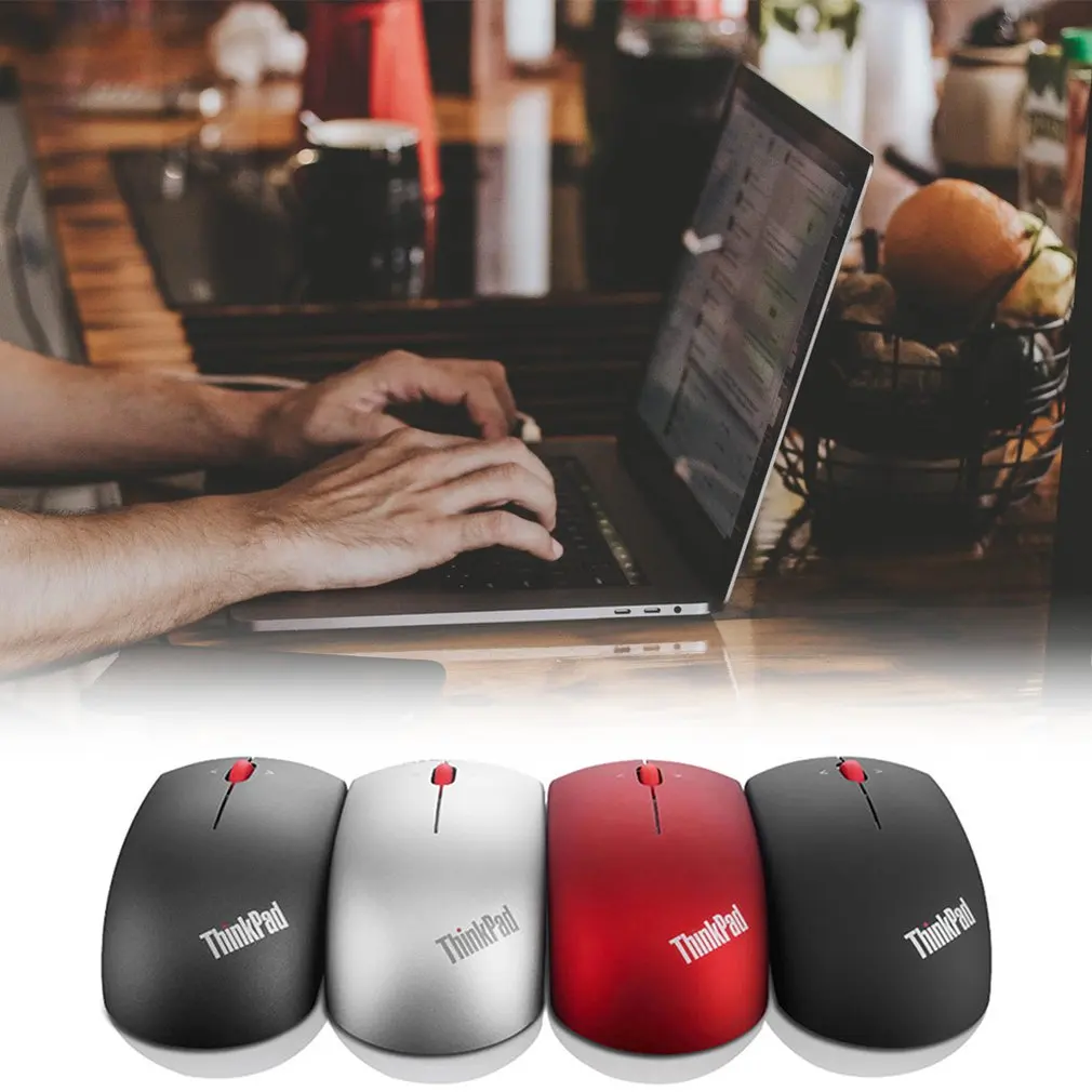 Lenovo ThinkPad 0B47161 Wireless Mouse Mute Mouse for Business Office Game Desktop Laptop Universal Computer Accessories