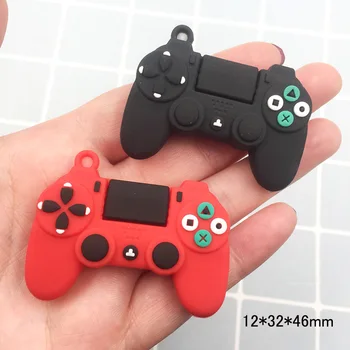 

2Pcs Miniature Game Controller WIth Hook Flat back Cabochon DIY Earring Keychan Accessories Embellishment Jewelry Making
