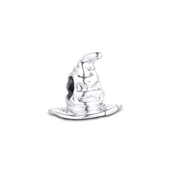 

Charms 925 Silver Original Fit Pandora Bracelets Sterling Silver Sorting Hat Charm Beads for diy Women Jewelry