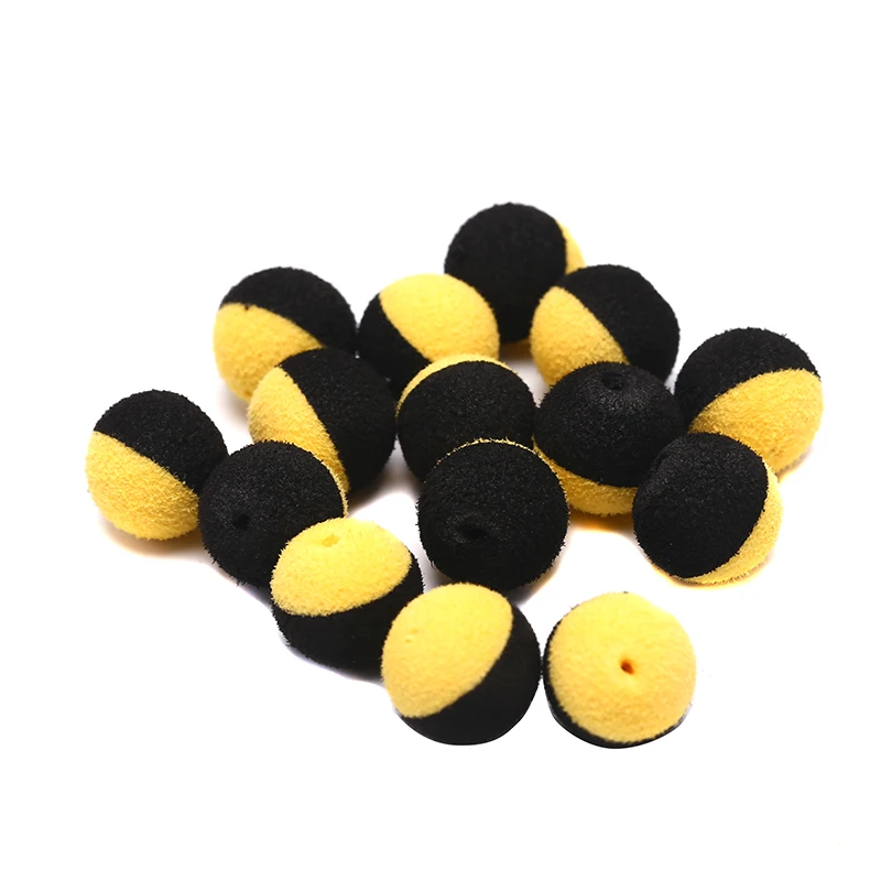 15 шт. приманка для ловли карпа Duo Foam Pop Up Boilies Ball имитация приманки для карпа волосы Zig Rig Фидер для рыбалки