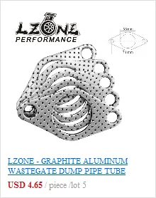 LZONE-T3/T4 турборазрядный уплотнитель из нержавеющей стали 304 прокладка A/R.63 разрядная прокладка JR4804