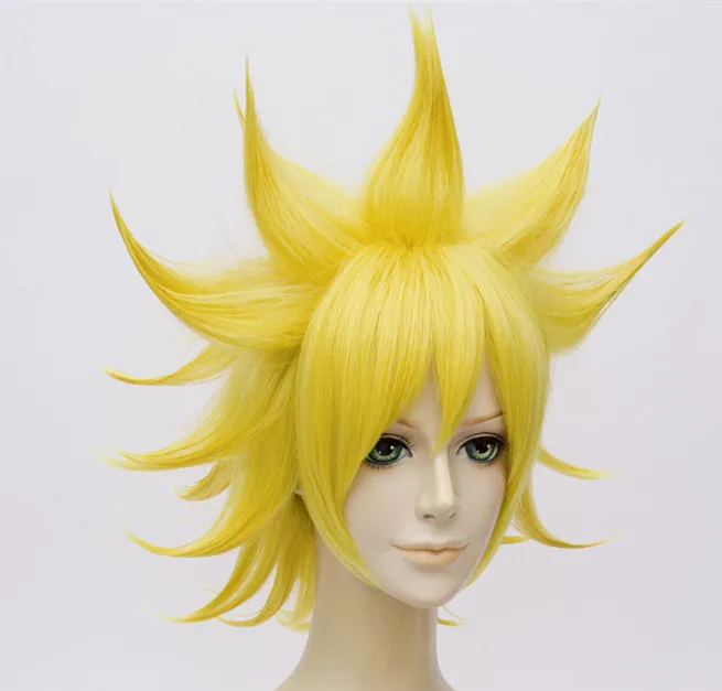 Алиса-парик 016) Аниме Aotu World God Rose Yellow косплей парик