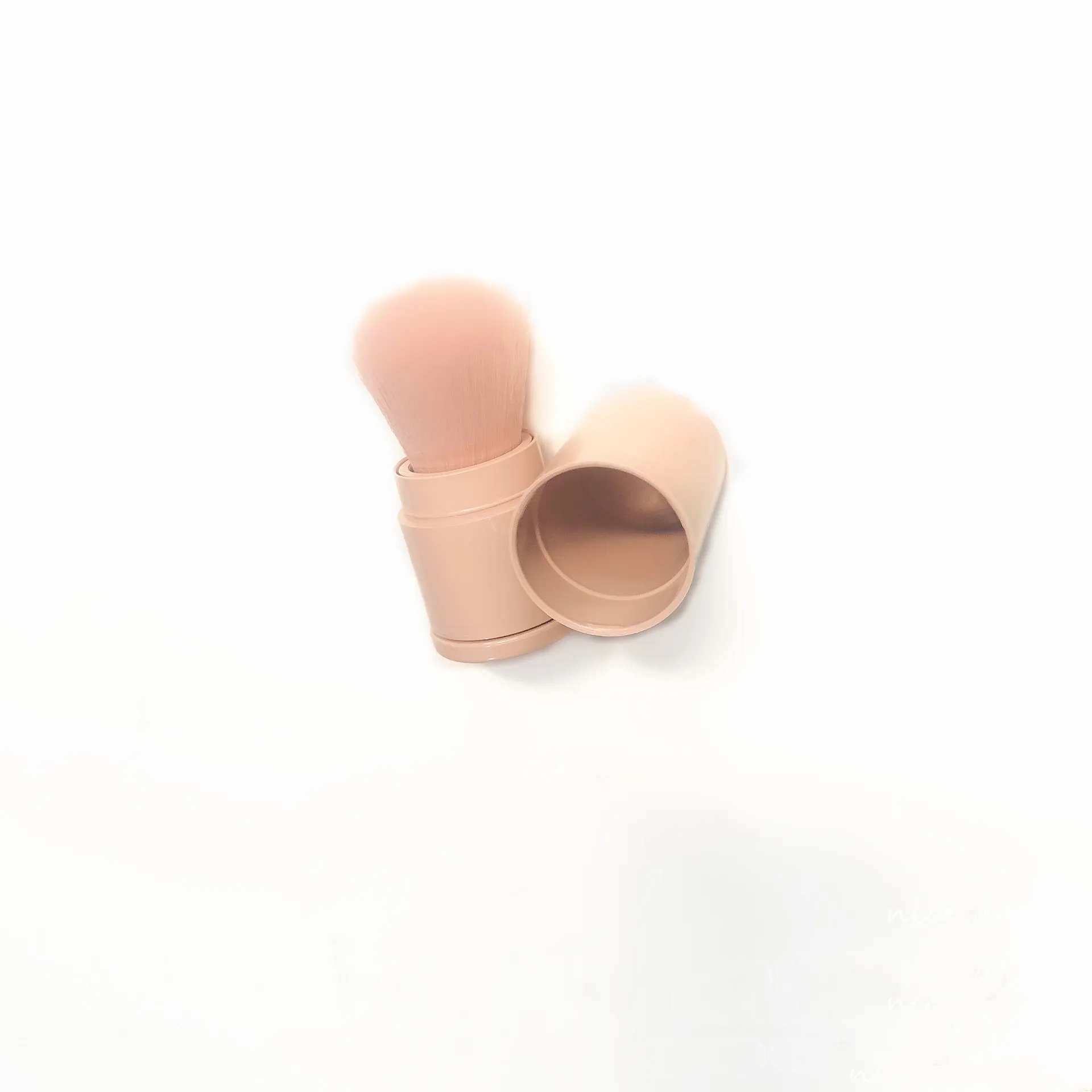 Новая модель розовая модная телескопическая кисточка для рассыпчатой пудры кисточка для румян Кисть Косметические Инструменты для чистки волоконная шерсть портативные деньги - Handle Color: ldp01