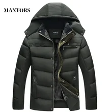 Зимняя мужская куртка, пальто, утолщенная теплая флисовая куртка, повседневная мужская пуховая парка с капюшоном, верхняя одежда, Мужская ветрозащитная однотонная куртка