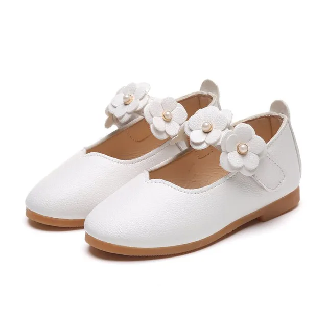 children's sandals near me 1-11 year Leather Girls Shoes Flowers Party Shoes For Baby Princess Shoes for Kids Children Flats Dress Shoe White Sandal Lady s children's shoes for sale Children's Shoes