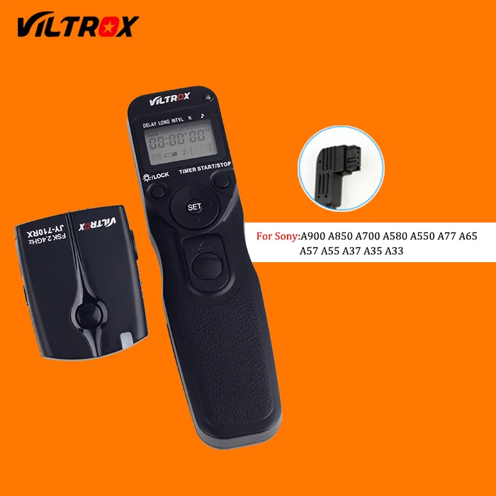 Temporizador cable de control remoto de liberación del obturador Para Sony A37 A57 A65 A77 A99 A900 A850 A580