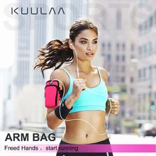 KUULAA, сумки для бега, для мужчин и женщин, с сенсорным экраном, для сотового телефона, посылка, для спорта, Экипировка, для мужчин, для бега, аксессуары