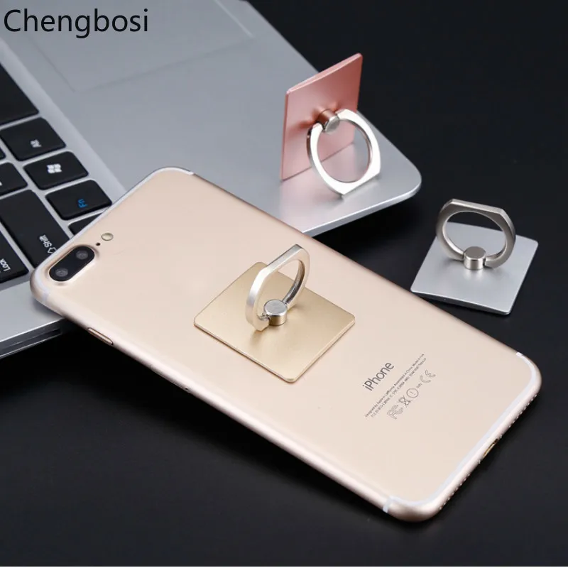 Держатель подставка для смартфона в виде кольца на палец IPhone X 8 7 Plus универсальный