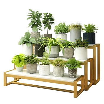 

Room Domestic And Foreign Marble Balcony Shelf Multi-storey Ladder Type A Living Room Flower Rack
