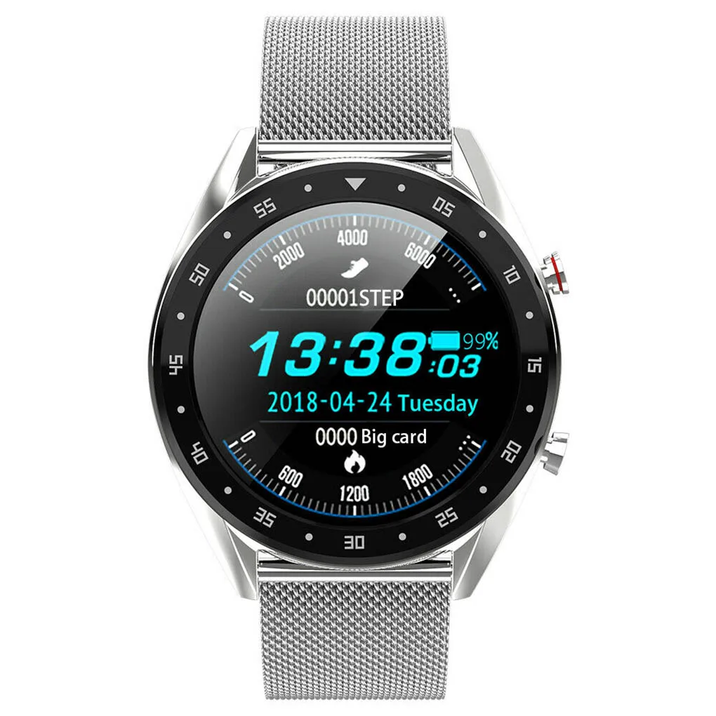 IP68 Водонепроницаемые L7 Смарт-часы, кровяное давление, пульсометр, Bluetooth, спортивный фитнес-трекер, HD экран, умный Браслет